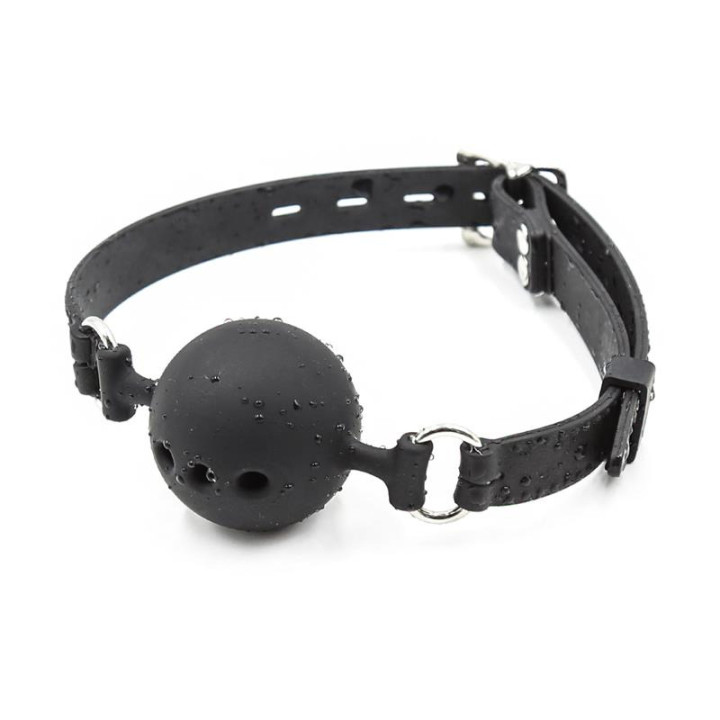 Bâillon Boule Respirant Taille S Noir