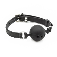 Bâillon Boule Respirant Taille S Noir