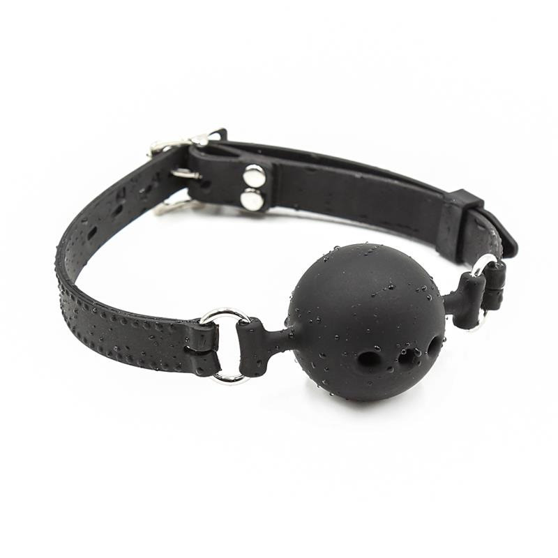 Bâillon Boule Respirant Taille S Noir