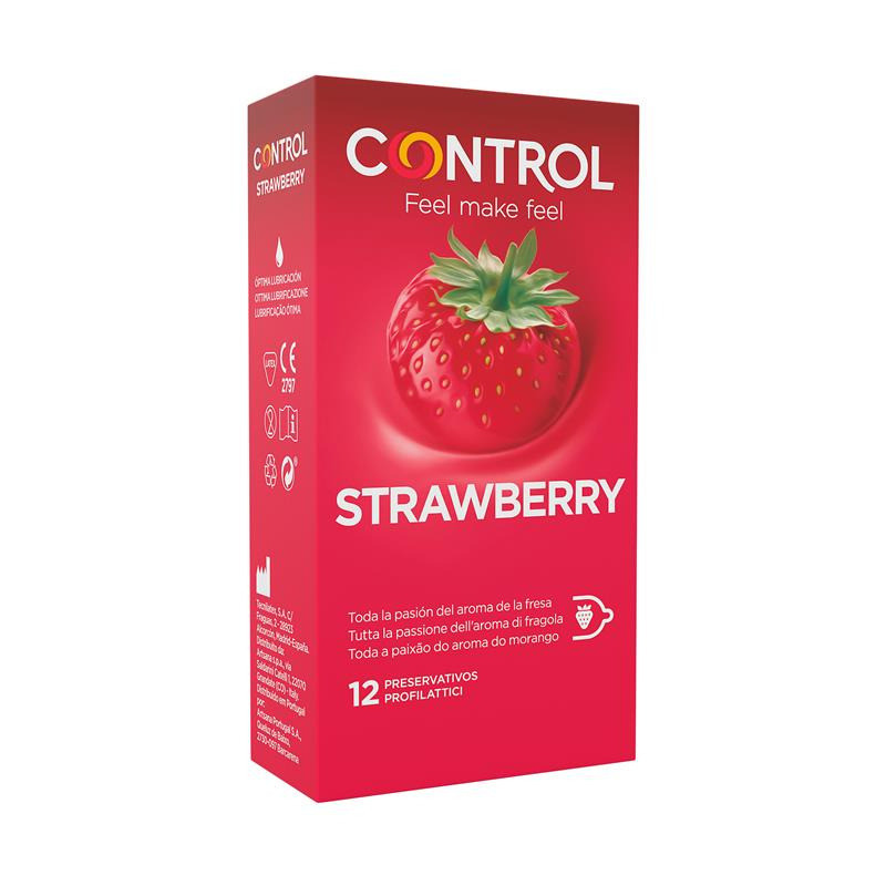 Préservatifs Fraise 12 uts