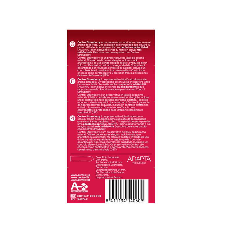 Préservatifs Fraise 12 uts