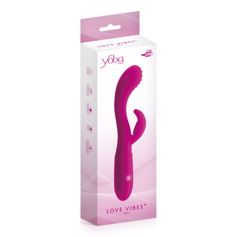 Vibromasseur avec Stimulateur Rabbit Bess
