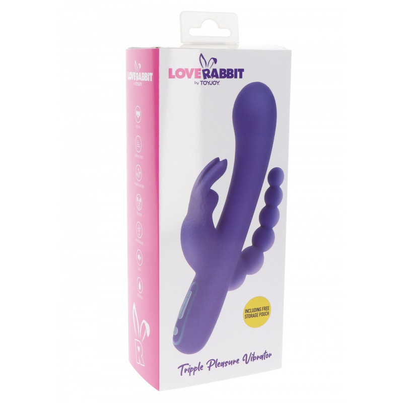 Vibromasseur Triple Plaisir