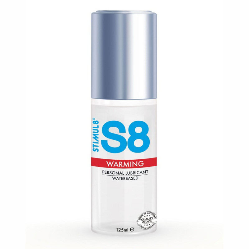 S8 Lubrifiant Base Eau Effet Chaleur 125 ml