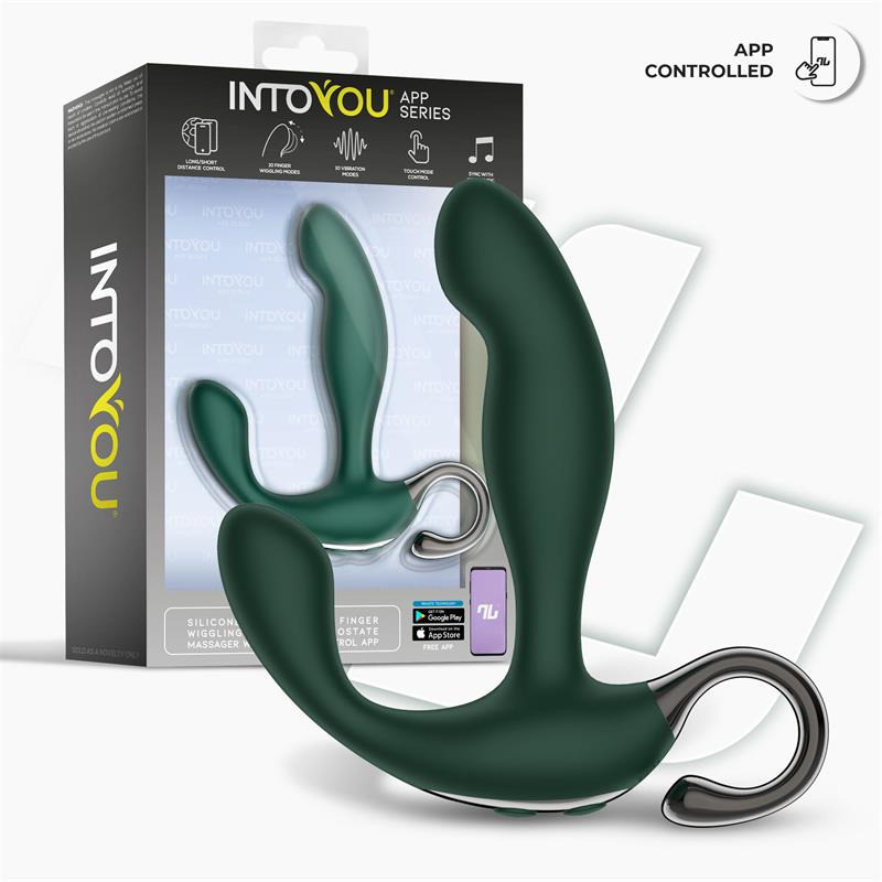Greeny Masseur Prostatique avec Finger Wiggling et App