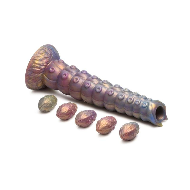 Dildo Ovoposito con 5 Huevos Tentacle