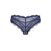 Nightly Blue Crotchless Tanga