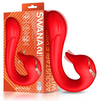 Swana Vibromasseur avec Langue et Angle Ajustable