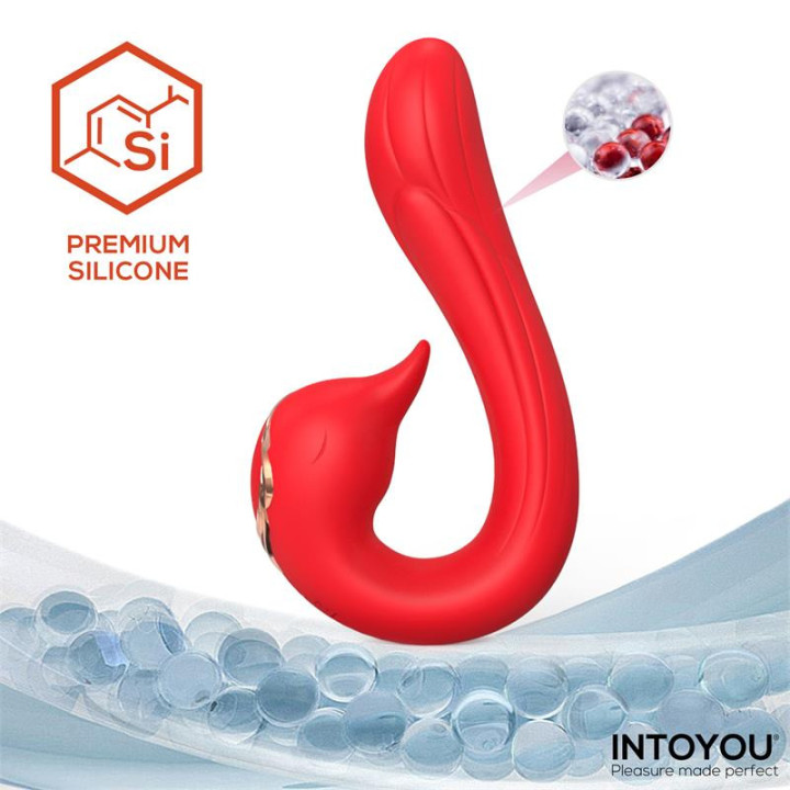 Swana Vibromasseur avec Langue et Angle Ajustable
