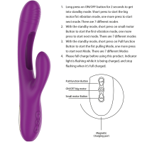 Apolo Vibromasseur avec Langue Oscillante Violet