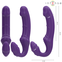Jill Vibromasseur Double 20 cm Violet Télécommandé