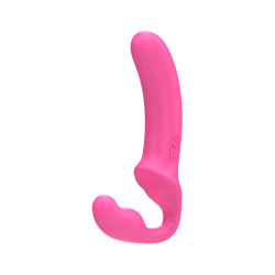 Amy Vibromasseur Double 20 cm Rose Télécommandé
