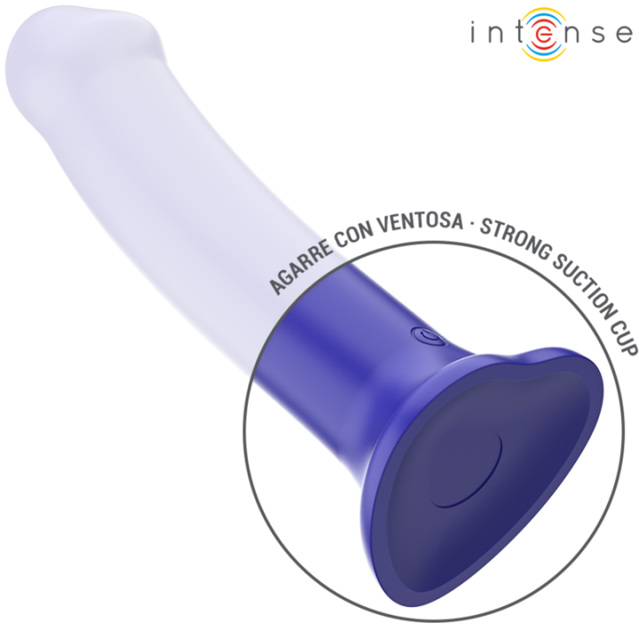 Victoria Vibromasseur avec Ventouse Bleu Foncé Télécommandé