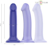 Victoria Vibromasseur avec Ventouse Bleu Foncé Télécommandé