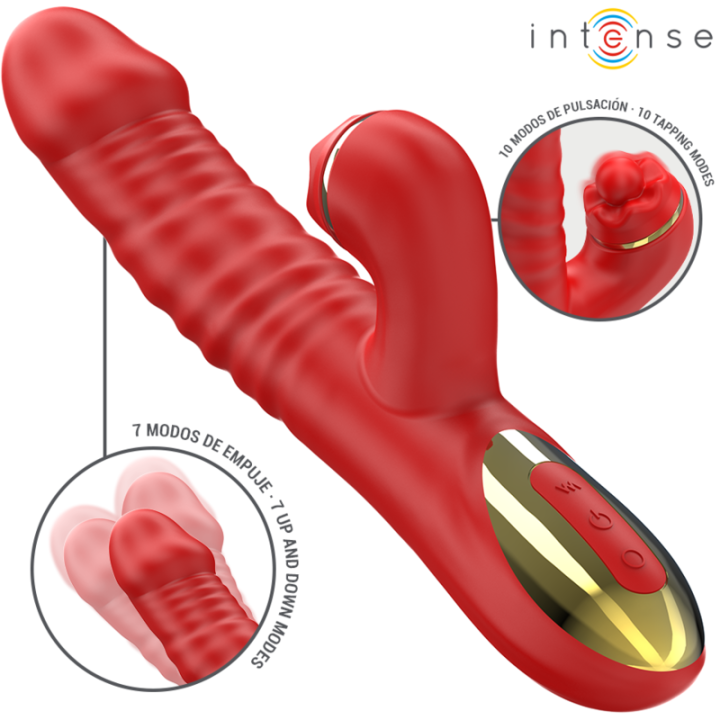 Thalia Vibración, Empuje y Estimulación Rojo