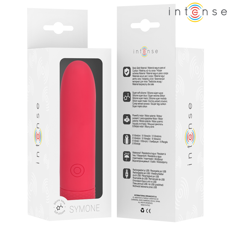 Symone Balle Vibrante Rechargeable Rouge