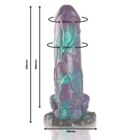Basilisk Gode Double Plaisir Écaillé Taille Large