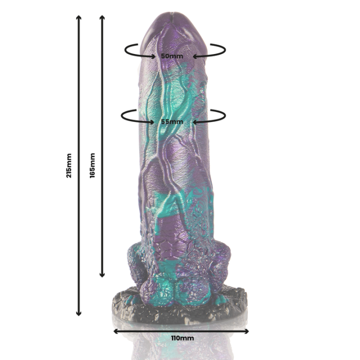 Basilisk Gode Double Plaisir Écaillé Taille Large