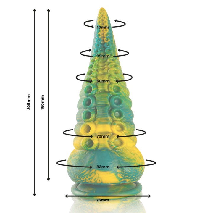 Cetus Gode Tentacule Vert Taille Grande