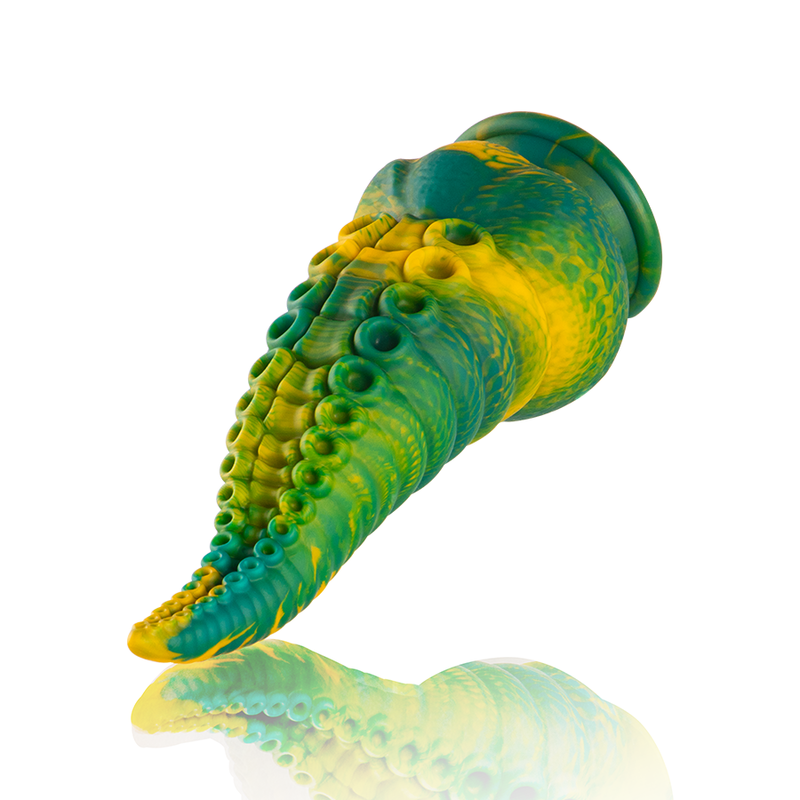 Cetus Dildo Tentáculo Verde Tamaño Grande