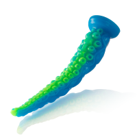Scylla Dildo Gode Tentacule Fin Fluorescent Petite Taille