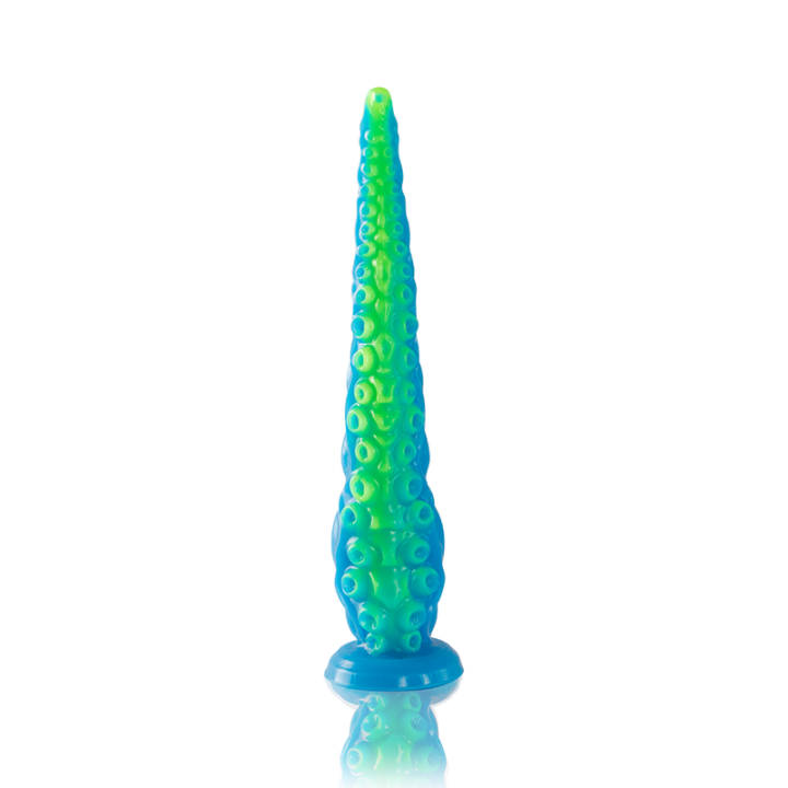 Scylla Dildo Gode Tentacule Fin Fluorescent Petite Taille