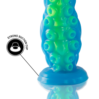 Scylla Dildo Gode Tentacule Fin Fluorescent Petite Taille