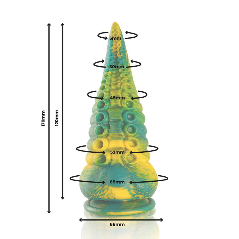 Cetus Gode Tentacule Vert Taille Petite