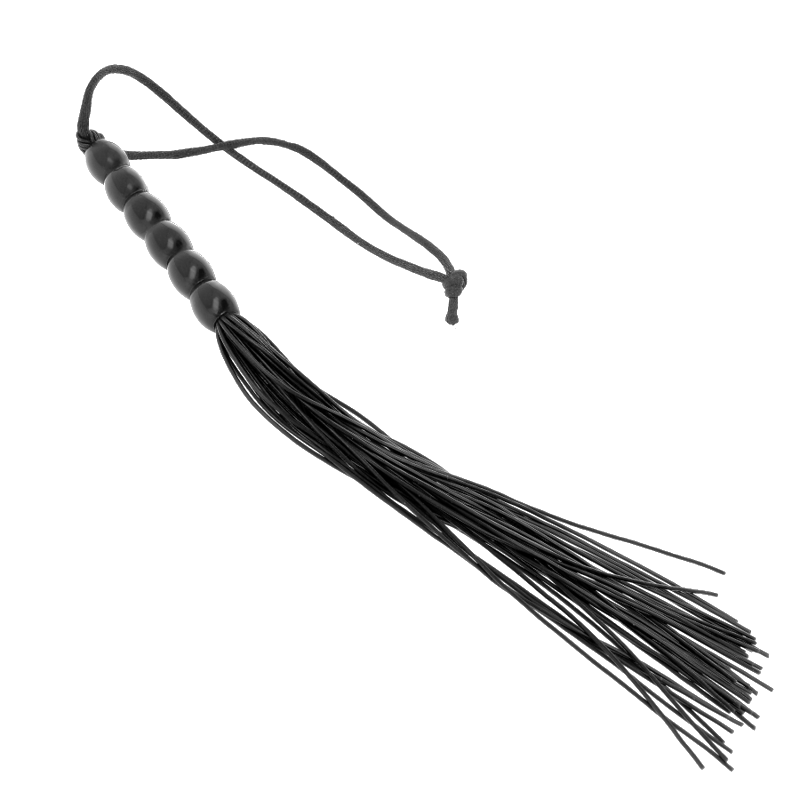 Mini Fouet avec Poignée 6 Boules Noir 26 cm
