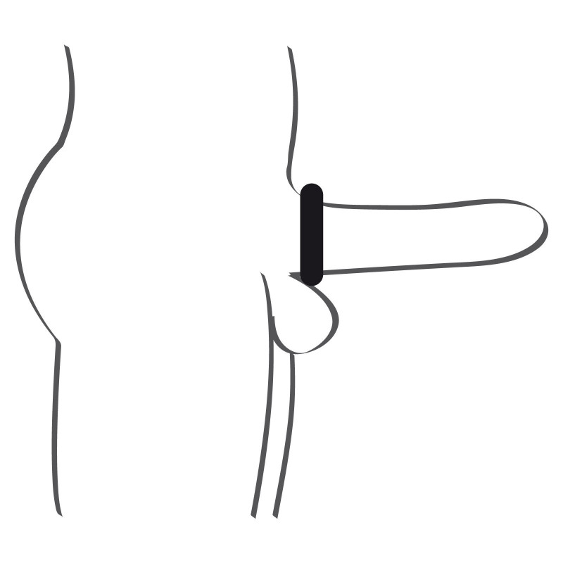 Anneau Pénis Silicone Noir