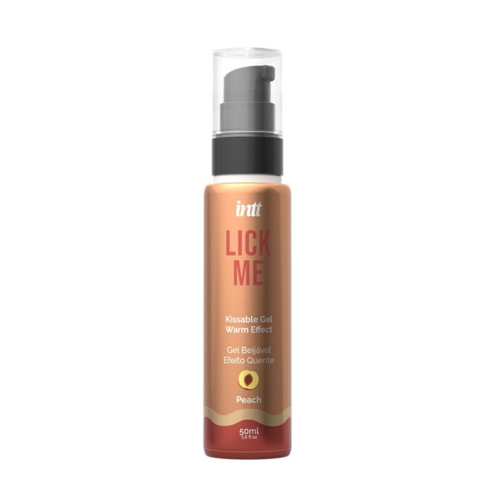 Lick Me Peach Kissable Gel Effet Chaleur 50 ml
