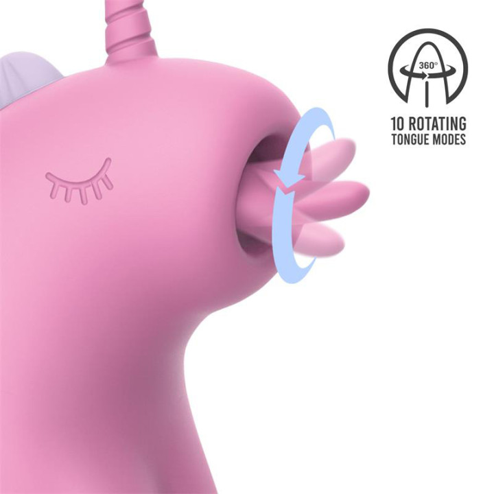 Cupcake Stimulateur de Langue Rotatif 360º