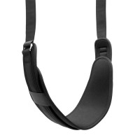 Balançoire de Porte Ajustable avec Support de Jambes et Siège