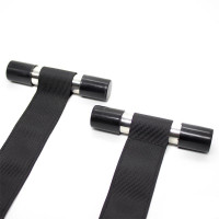 Balançoire de Porte Ajustable avec Support de Jambes et Siège