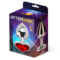 Plug Anal Base Coeur Rouge Taille L