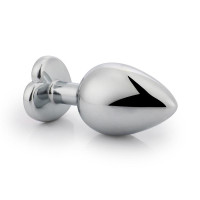 Plug Anal Base Coeur Rouge Taille L