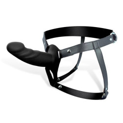 Harnais Strap-on avec Gode Creux Taille S Noir