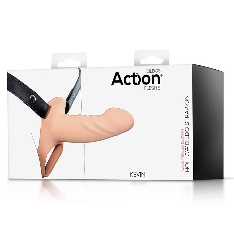 Harnais Strap-on avec Gode Creux Taille S