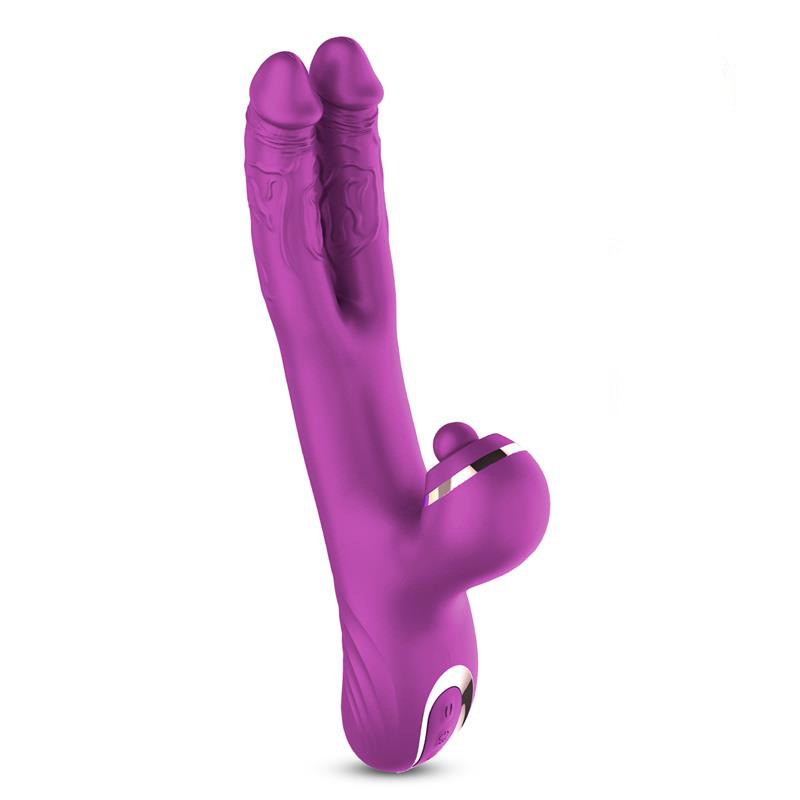 Nico Vibromasseur avec Godes Alternatifs et Boule Percutante
