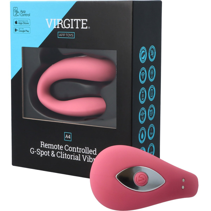 A4 Vibromasseur G Spot & Clitoridien Télécommandé