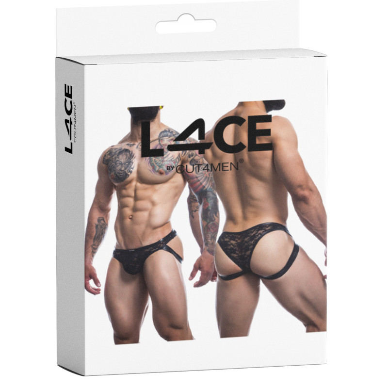 C4m L4ce Jockstrap Capri Noir