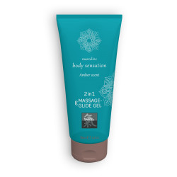 Lubrifiant et Gel de Massage 2 en 1 Ambar 200 ml