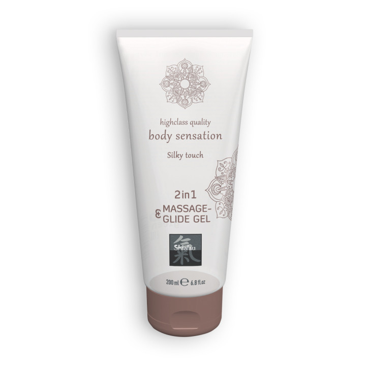 Lubrifiant et Gel de Massage 2 en 1 Silky Touch 200 ml