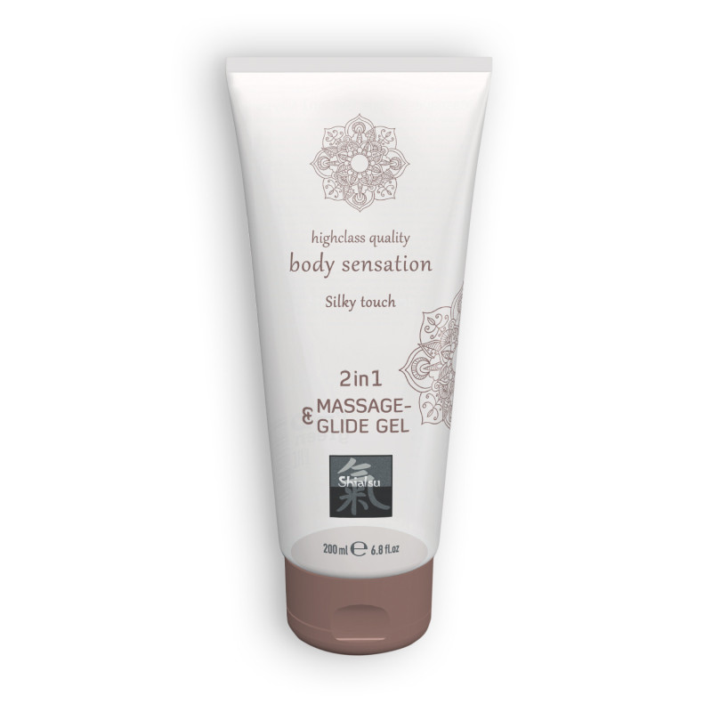 Lubrifiant et Gel de Massage 2 en 1 Silky Touch 200 ml