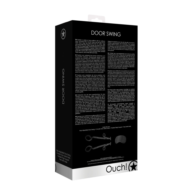 Columpio de Puerta Deluxe Negro