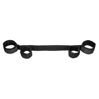 Barre d'Écartement avec Menottes Noire 70 cm