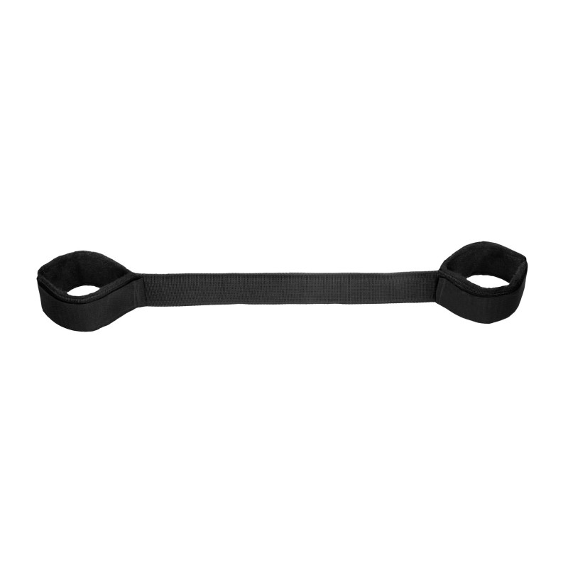 Barre Séparatrice avec Menottes Noires 54,5 cm