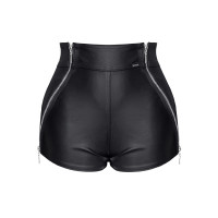 Mónica Short con Cremalleras Negro