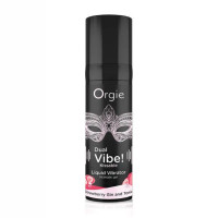 Vibromasseur Liquide Besable Dual Vibe Gin Tonic Fraise 15 ml