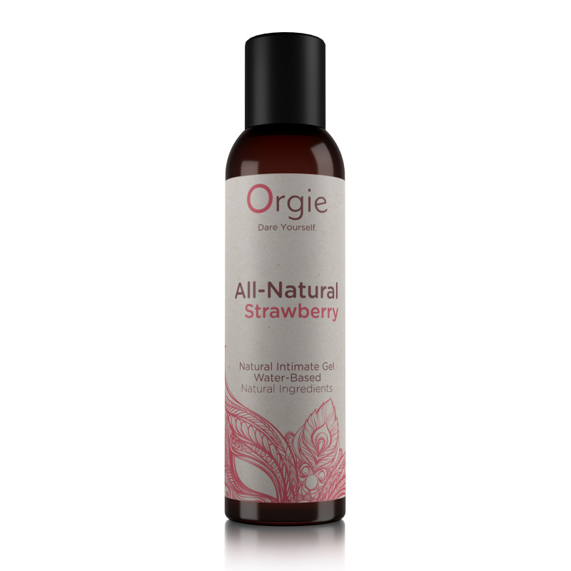 Lubrifiant Naturel à Base d'Eau Fraise 150 ml
